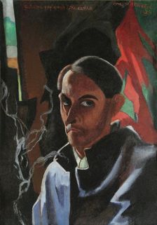 The Last Cigarette of the Condemned (Self-Portrait), 1924. Creator: Witkacy (Witkiewicz), Stanislaw Ignacy (1885-1939)