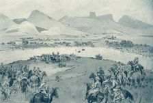 The Last Crossing: Tragic End of the Rebel Beyers while trying to Cross the Vaal River 1916. Creator: Unknown