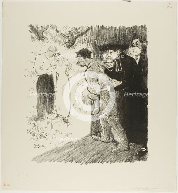 The Last Ambush, March 1894. Creator: Theophile Alexandre Steinlen.