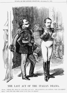 The Last Act of the Italian Drama 1861. Creator: Unknown