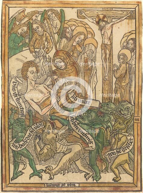 The Last Agony of the Dying Man, c. 1470/1475. Creator: Unknown.