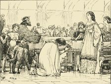 The Last Banquet of Alboin (c570AD), 1890. Creator: Unknown