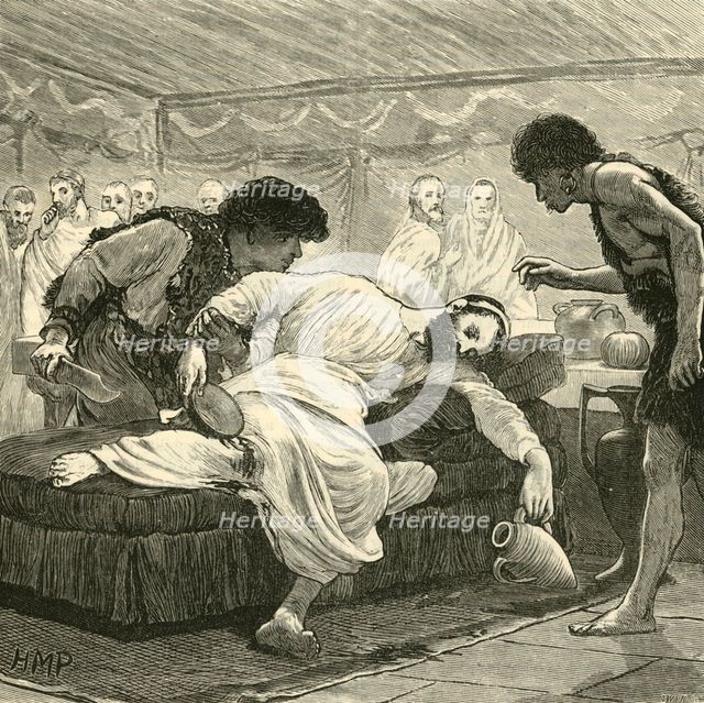 'The Last Banquet of Sertorius', 1890.   Creator: Unknown.