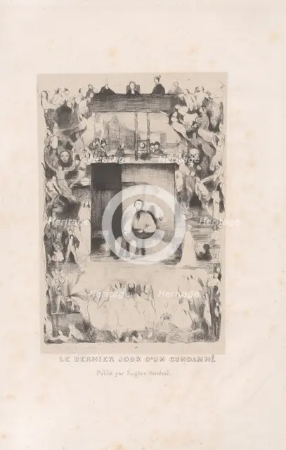 The Last Day of a Condemned Man, 1833. Creator: Célestin Nanteuil.