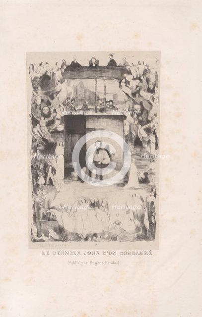 The Last Day of a Condemned Man, 1833. Creator: Célestin Nanteuil.