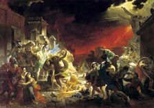 The last Day of Pompeii 1833. Artist: Karl Briullov