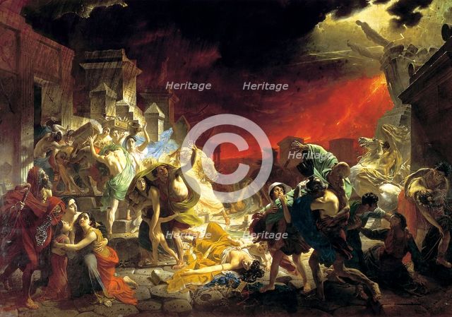 'The last Day of Pompeii', 1833.  Artist: Karl Briullov
