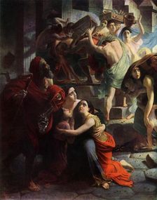 The Last Day of Pompeii 1833, detail, (1965). Creator: Karl Briullov