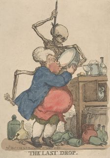 The Last Drop, April 5, 1801., April 5, 1801. Creator: Thomas Rowlandson