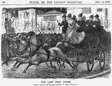 The Last Fast Thing 1866. Artist: George du Maurier