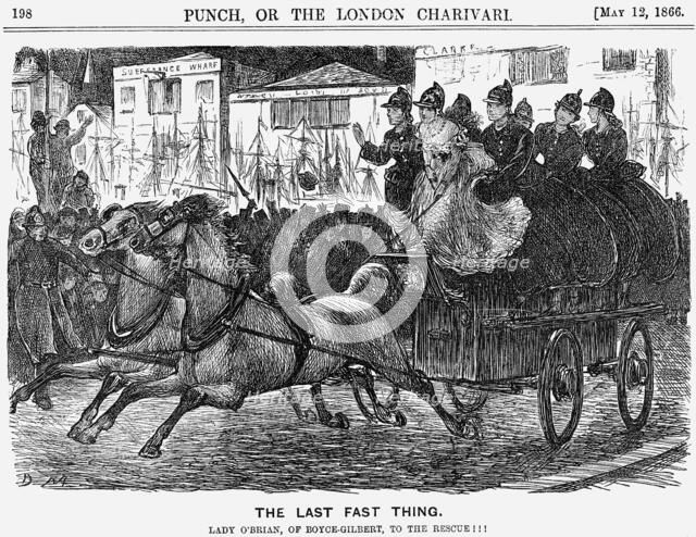 'The Last Fast Thing', 1866. Artist: George du Maurier