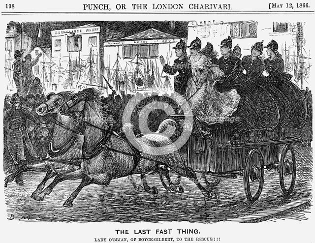 'The Last Fast Thing', 1866. Creator: George du Maurier.