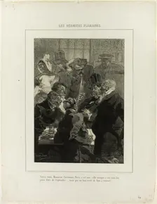 The Last Flemish, I, March 1857. Creator: Félicien Rops
