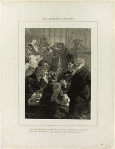 The Last Flemish, I, March 1857. Creator: Félicien Rops