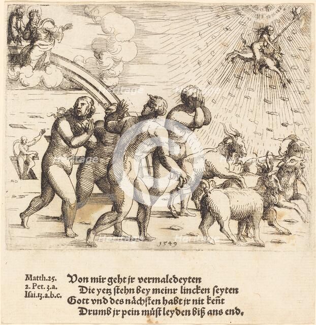 The Last Judgment, 1549. Creator: Augustin Hirschvogel.