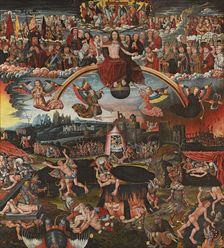 The Last Judgment, 1526. Creator: Adriaan Moreels and Pieter Van Boven (active 1526)