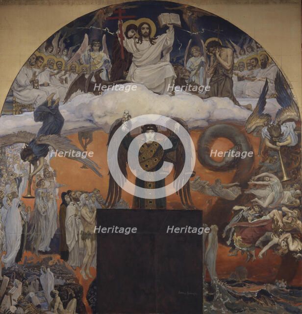 The Last Judgment, 1885-1896. Artist: Vasnetsov, Viktor Mikhaylovich (1848-1926)