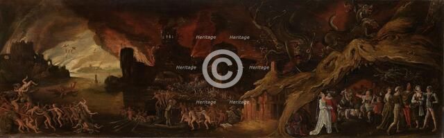 The Last Judgment and the Seven Deadly Sins, 1600-1638. Creator: Jacob Isaacz van Swanenburg.