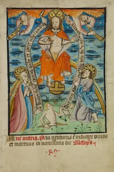 The Last Judgment, about 1480-1490. Creator: Unknown