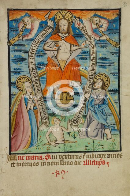 The Last Judgment, about 1480-1490. Creator: Unknown.