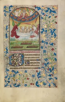 The Last Judgment; Arenberg Hours, early 1460s. Creator: Willem Vrelant