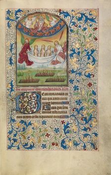 The Last Judgment; Arenberg Hours, early 1460s. Creator: Willem Vrelant
