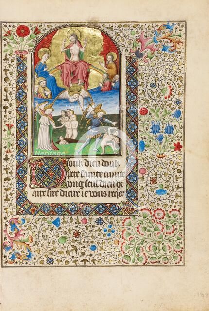 The Last Judgment; Book of Hours, about 1440-1450. Creator: Workshop of the Bedford Master.