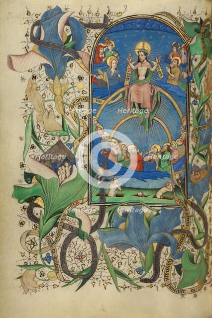 The Last Judgment; Book of Hours, about 1450-1455. Creator: Master of Guillebert de Mets.