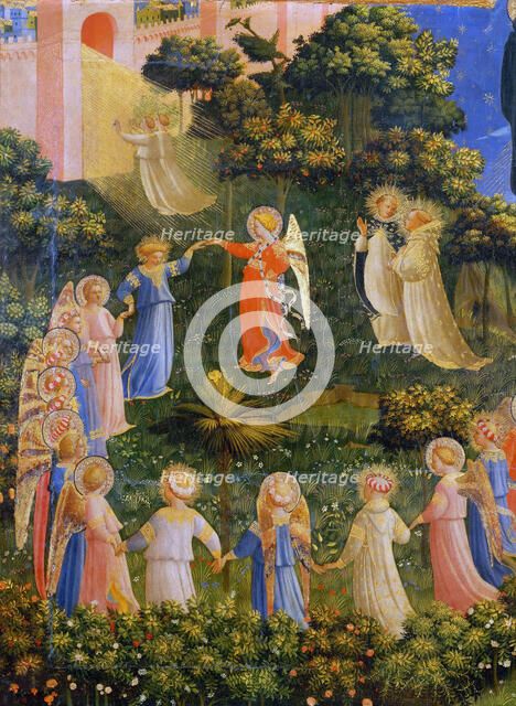 The Last Judgment (Detail), ca 1432. Creator: Angelico, Fra Giovanni, da Fiesole (ca. 1400-1455).