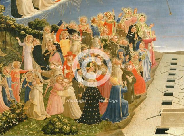 The Last Judgment (Detail), ca 1432. Creator: Angelico, Fra Giovanni, da Fiesole (ca. 1400-1455).