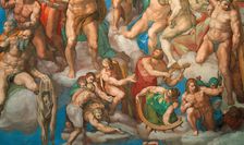 The Last Judgment (Fresco of the Sistine Chapel in the Vatican), 1536-1541. Creator: Buonarroti, Michelangelo (1475-1564)