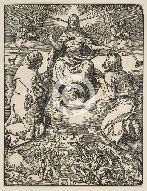 The Last Judgment, from The Small Passion, ca. 1510. Creator: Albrecht Durer.
