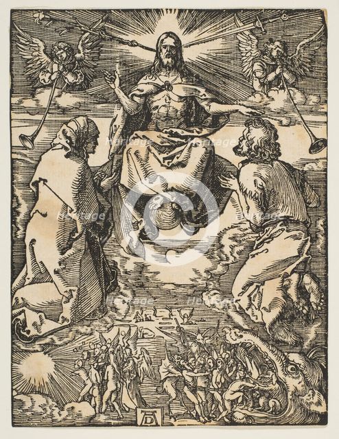 The Last Judgment, from The Small Passion, ca. 1510. Creator: Albrecht Durer.