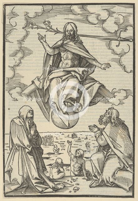 The Last Judgment, from Speculum passionis domini nostri Ihesu Christi, 1507. Creator: Hans Schäufelein the Elder.