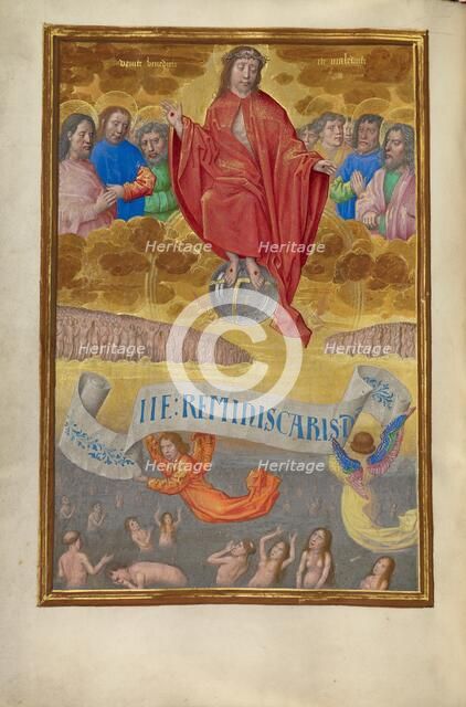 The Last Judgment; Spinola Hours, about 1510-1520. Creator: Workshop of Master of the First Prayer Book of Maximilian.