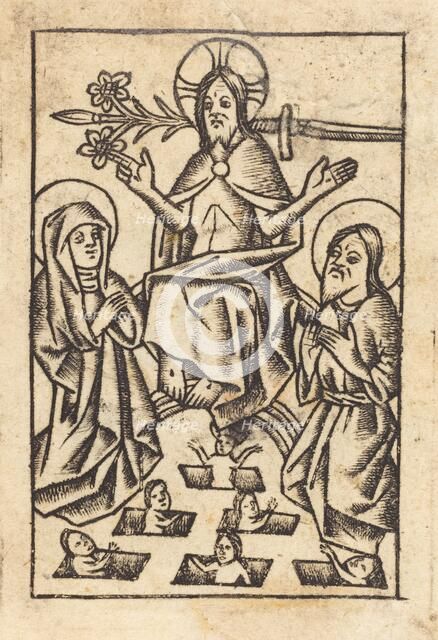 The Last Judgment [right], c. 1450/1460. Creator: Master of St. Erasmus.