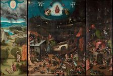 The Last Judgment. Winged Altar after Hieronymus Bosch, c1524. Creator: Cranach; Lucas; the Elder (1472-1553)