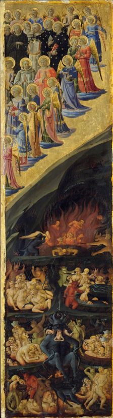 The Last Judgment (Winged Altar, Right Panel), Early 15th century. Artist: Botticelli, Sandro (1445-1510)