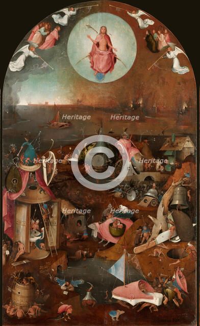 The Last Judgment (Triptych, central panel), ca 1490-1510. Creator: Bosch, Hieronymus (c. 1450-1516).