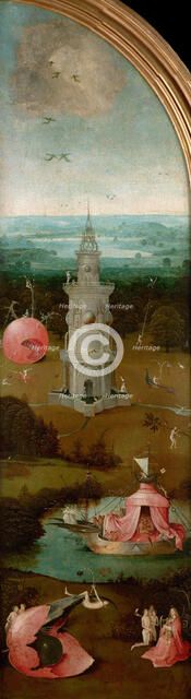 The Last Judgment (Triptych, left panel), ca 1490-1510. Creator: Bosch, Hieronymus (c. 1450-1516).