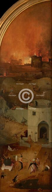 The Last Judgment (Triptych, right panel), ca 1490-1510. Creator: Bosch, Hieronymus (c. 1450-1516).