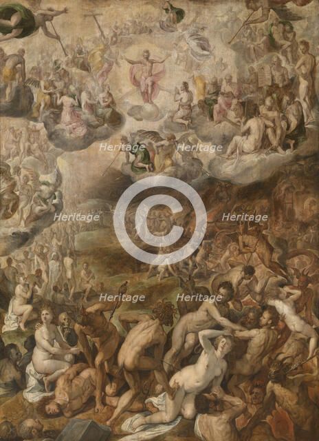 The Last Judgement, 1571. Creator: Chrispijn van den Broeck.