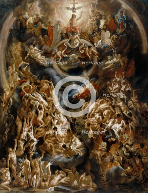 The Last Judgement. Artist: Jordaens, Jacob (1593-1678)