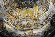 The Last Judgement, Duomo of Florence, Italy, 1572-1579. Creators: Giorgio Vasari, Federico Zuccaro