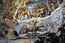 The Last Judgement, Duomo of Florence, Italy, 1572-1579. Creators: Giorgio Vasari, Federico Zuccaro
