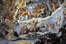 The Last Judgement, Duomo of Florence, Italy, 1572-1579. Creators: Giorgio Vasari, Federico Zuccaro
