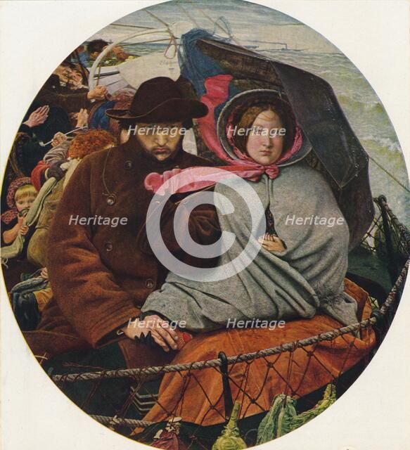 'The Last of England', 1855. Artist: Ford Madox Brown.