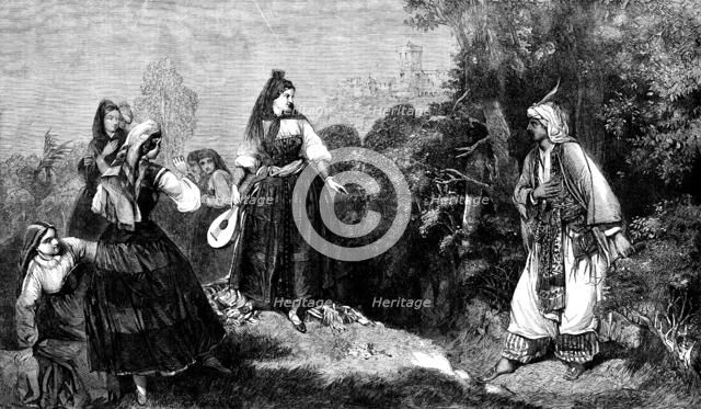 "The Last of the Abencerages", by H. Tidey..., 1862. Creator: Mason Jackson.