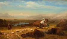 The Last of the Buffalo, 1888. Creator: Albert Bierstadt