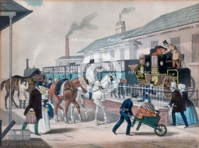 'The Last of the Coaches', c1840. Creator: Unknown.